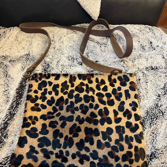 Repurposed LV/Cheetah Crossbody - Picture 3 of 5
